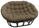 65"x48" Solid Micro Suede Double Papasan Cushion, Java