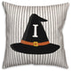 Halloween Monogram Hat I 18x18 Spun Poly Pillow