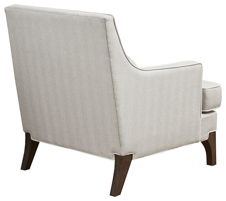 Madison Park Signtuare Collin Arm Chair, Cream