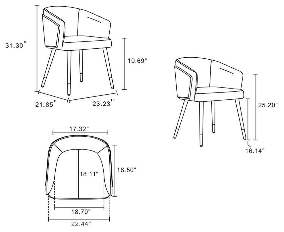 Manhattan Comfort Reeva Dining Chair