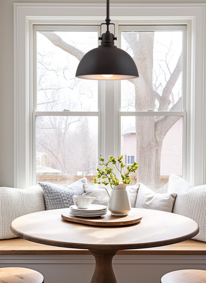 Kira Home Belle 9" Pendant Light, Adjustable Length, Shade Swivel Joint