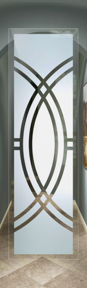 Interior Prehung Door or Interior Slab Door - Demi Circle - Primed - 30" x...