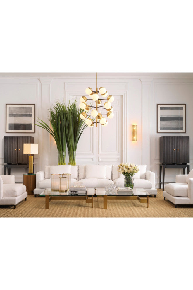 White 3-Seater Sofa | Eichholtz Burbury