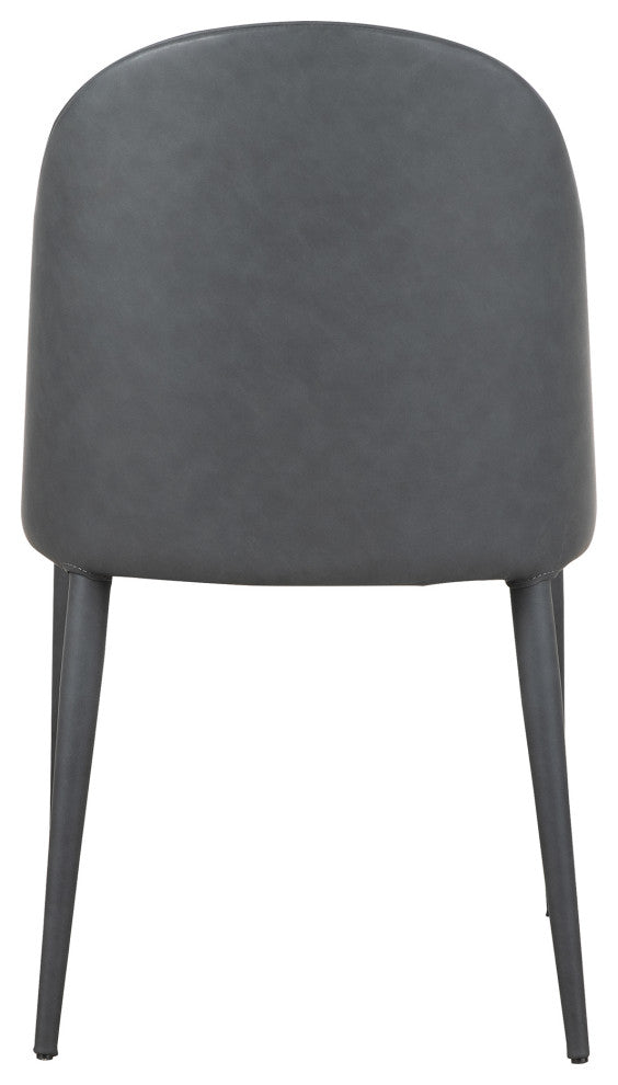 First of A Kind Burton Dining Chair Black Fade Vegan Leather
