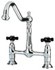 Kingston Brass Bridge Kitchen Faucet, Polished Chrome