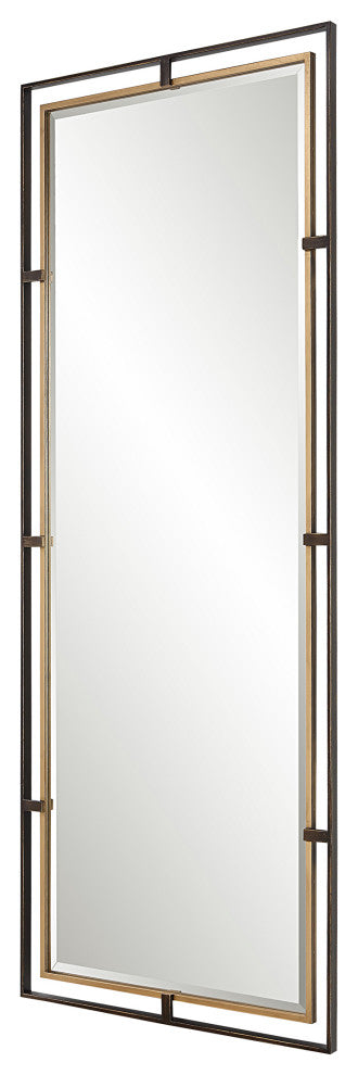 Uttermost Carrizo Tall Bronze & Gold Mirror