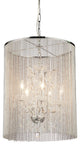 WAREHOUSE OF TIFFANY'S RL8059A Rosalias 21 in. 6-Light Indoor Bronze Finish