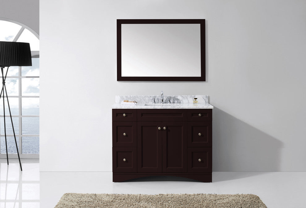 Elise 48" Single Bathroom Vanity Set, Espresso