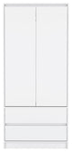 Palmer 2 Drawers Armoire, White