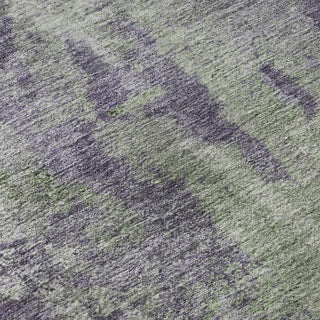 Premium Machine Washable Mayfield AMF573 Purple 3' x 5' Rug
