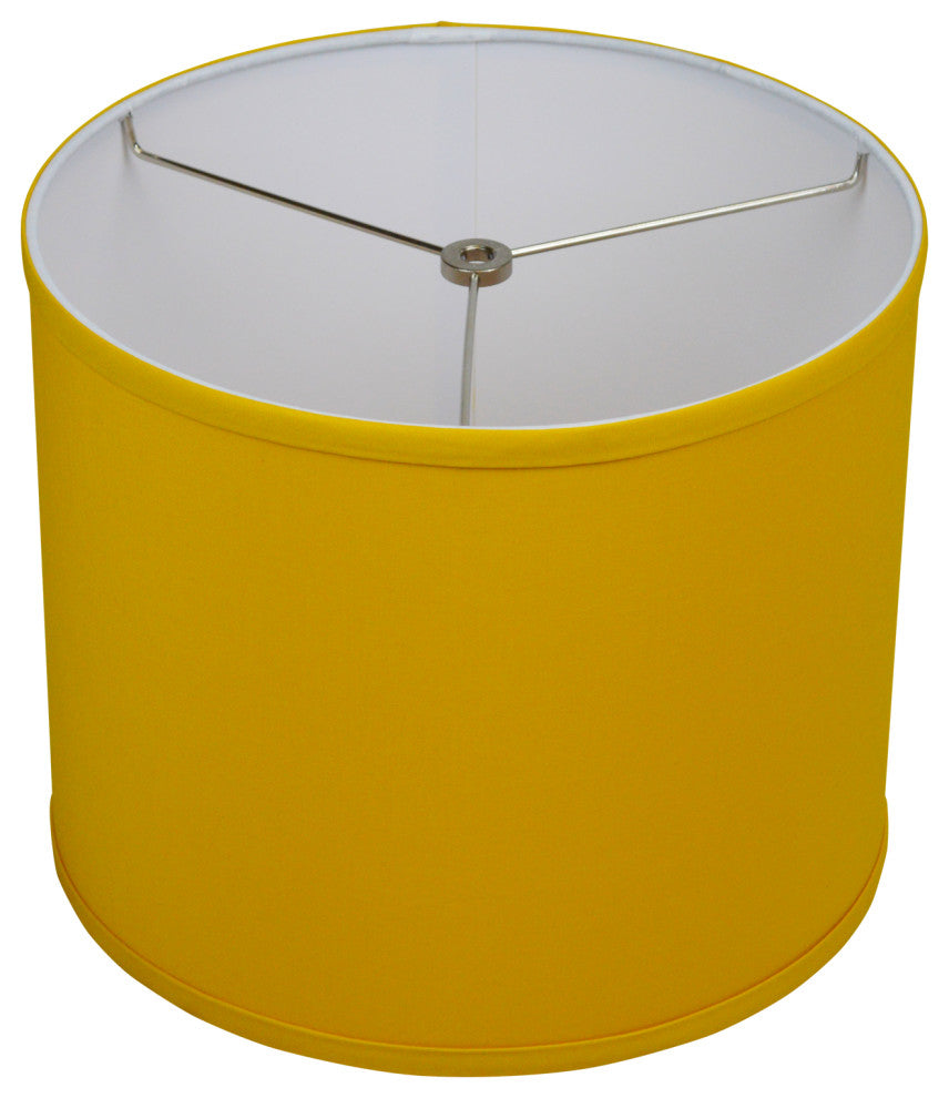 Fenchel Shades 12"x12"x10" Spider Attachment, Drum Lamp Shade, Linen Curry