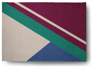 Bold Shapes Modern & Contemporary Chenille Area Rug