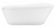 Givingtree 65 in. White Freestanding Bathtub Soaking Tub with Drain and Overflow