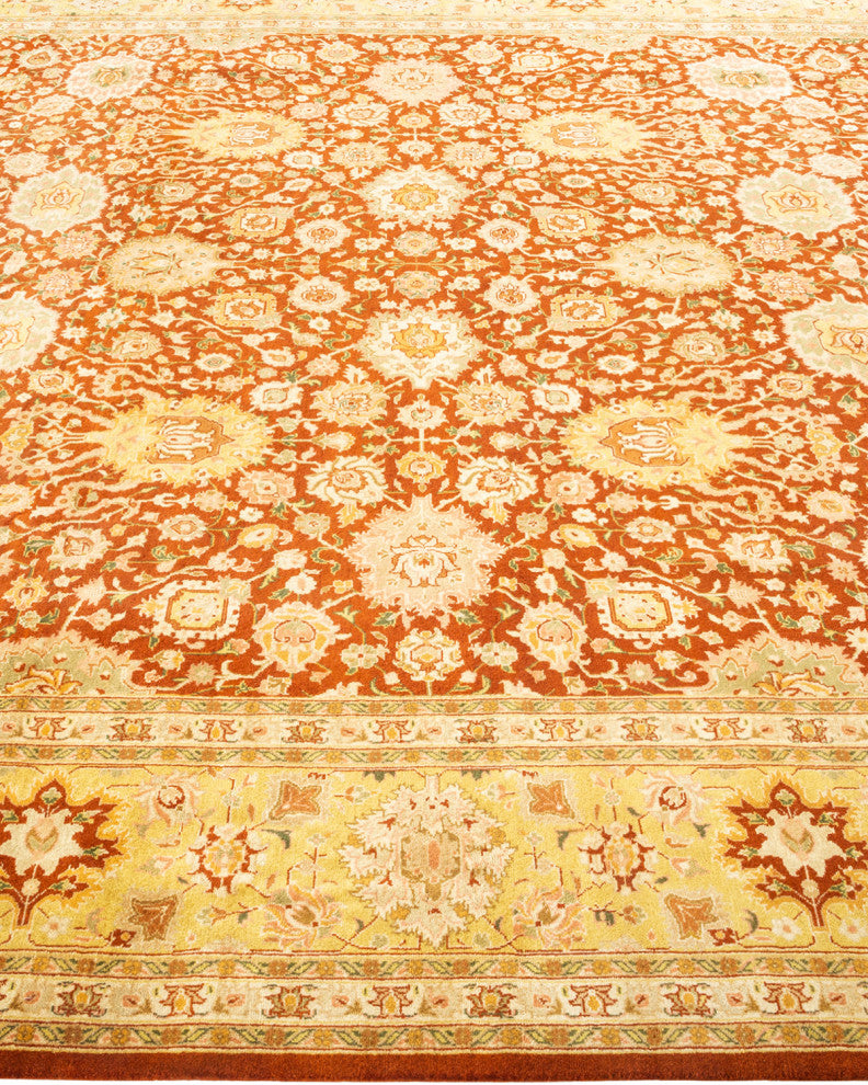 Mogul, One-of-a-Kind Hand-Knotted Area Rug Orange, 8' 1 x 10' 5