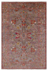 6' 9" X 10' 0" Persian Tabriz Hand-Knotted Wool Rug Q8331