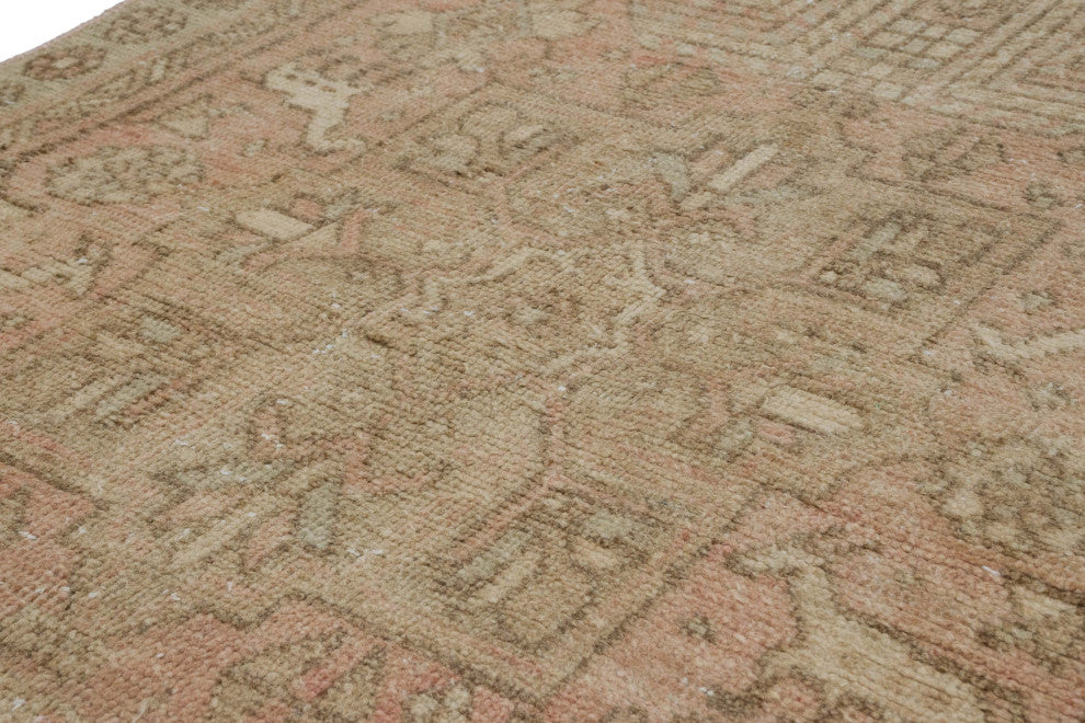 Vintage Oriental Hand-Knotted Runner - 3' 1" x 12' 2" (37 in. x 146 in.)
