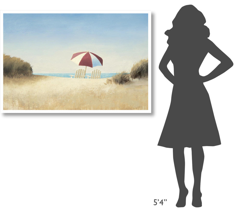 "Morning Beach I" Digital Paper Print by James Wiens, 50"x34"