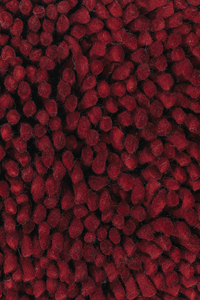 Strata Contemporary Area Rug, Deep Red, 5'x7'6" Rectangle