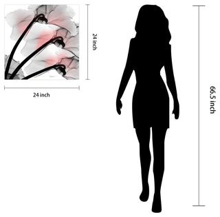 "Coral Luster 1 & 2" Frameless Free Floating Panel Graphic Wall Art, 24"x24"