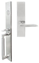Ecco Lever, Mortise Dummy Handleset, Right Hand, Satin Stainless Steel
