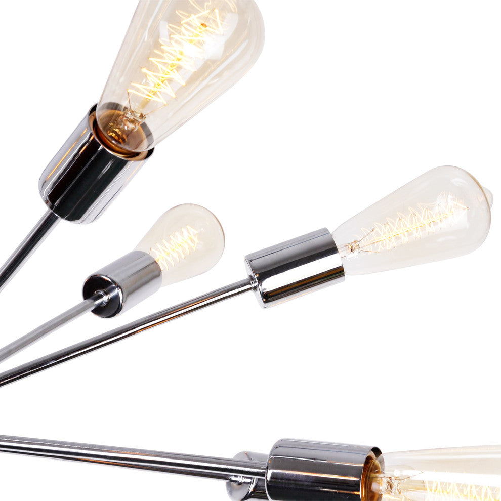 Sputnik 18-Light Chandelier, Chrome