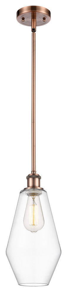 Innovations 516-1S-AC-G652-7-LED 1-Light Mini Pendant, Antique Copper