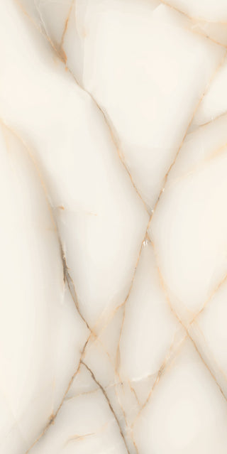 24" x 48" Onix Crema Marble Look Glossy Wall and Floor Tile