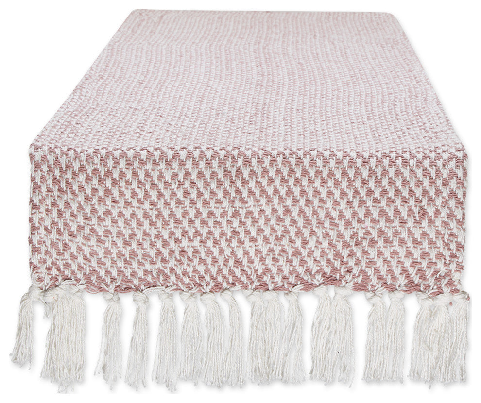 Pale Mauve Woven Table Runner 15x108