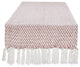 Pale Mauve Woven Table Runner 15x108