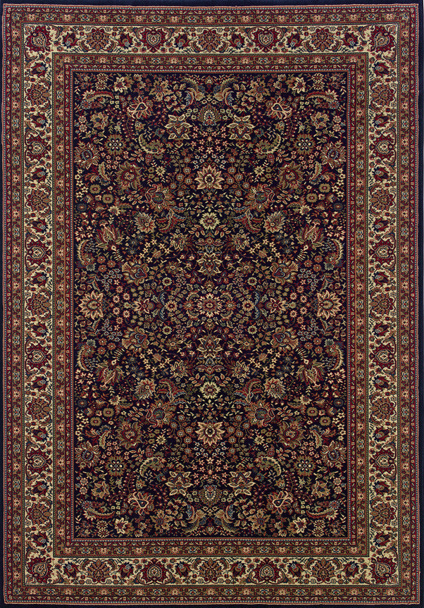 Oriental Weavers Ariana 113B 6' Round Blue Rug