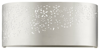 Brushed Nickel Stylish, Transitional, Intricate, Urban Vanity Sconce