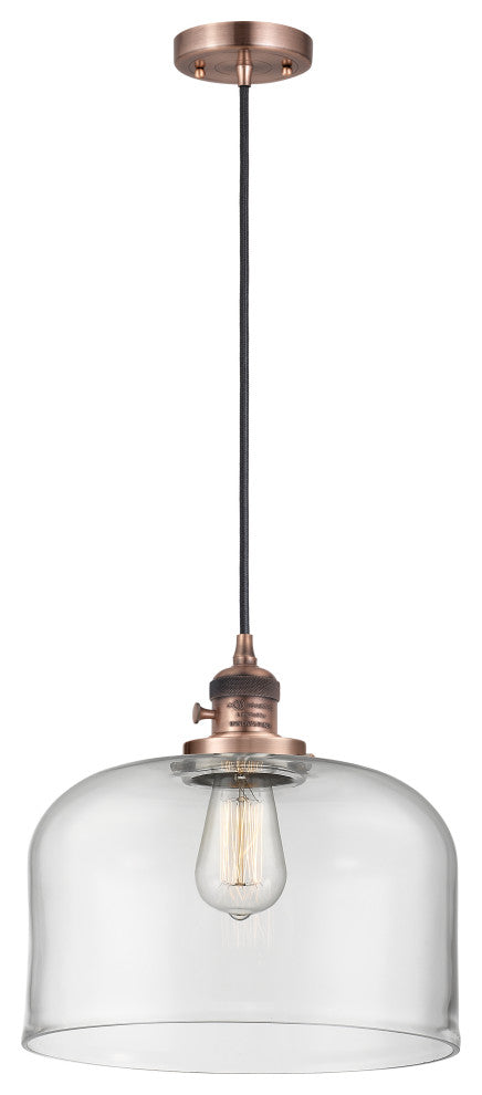 INNOVATIONS 201CSW-AC-G72-L-LED 1-Light Mini Pendant Antique Copper