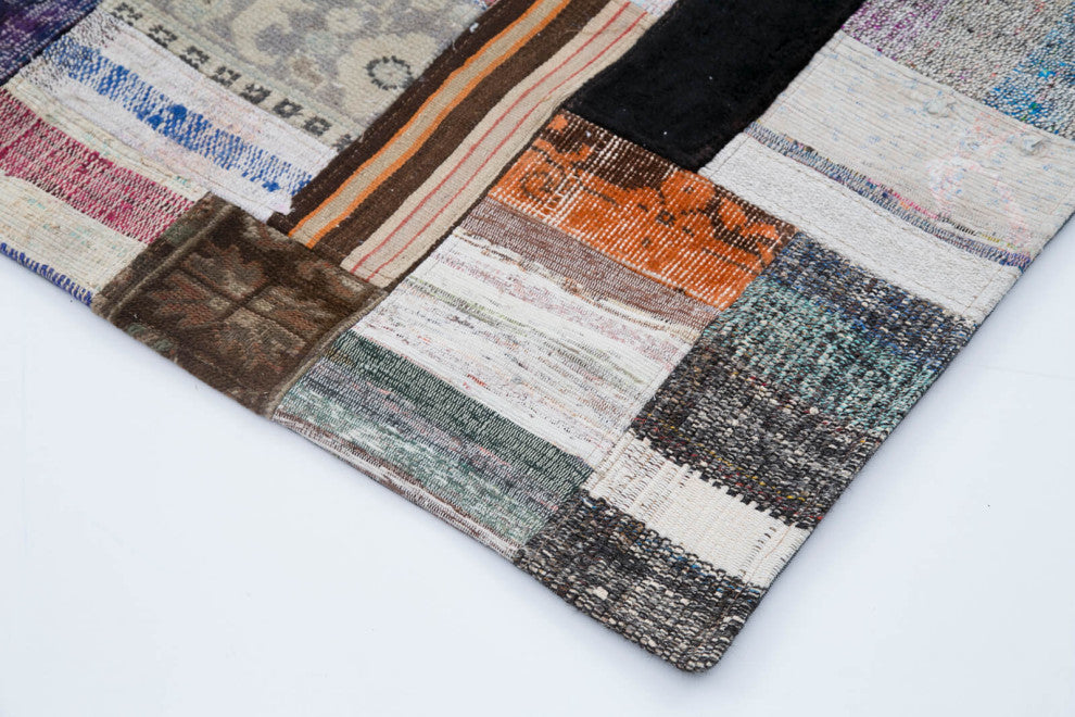 Rug N Carpet - Handmade Turkish 8' 2'' x 10' 0'' Unique Patchwork Kilim Rug