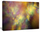Perfect Yellow Starry Sky, Abstract Canvas Art Print, 60x40