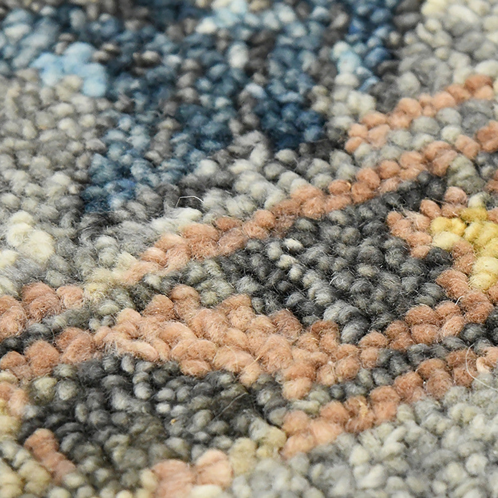 Willow Greenlee Area Rug, Gray, 2' x 3', Tribal