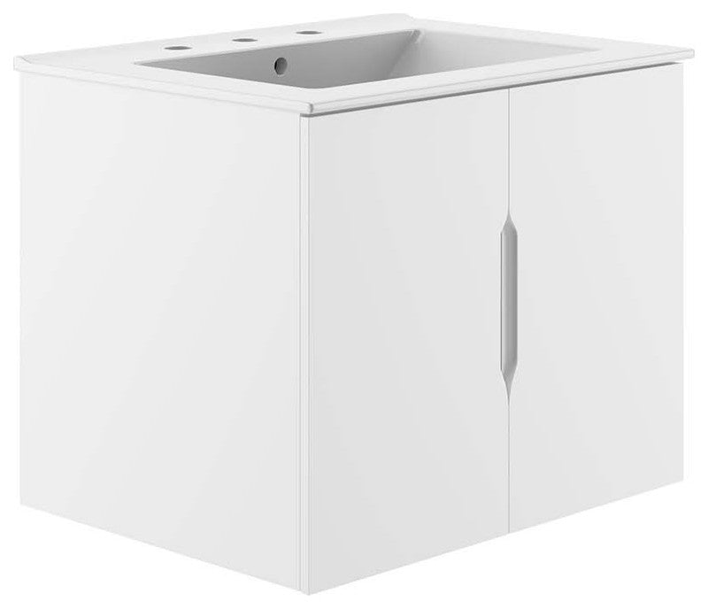 Vitality 24" Bathroom Vanity, White White