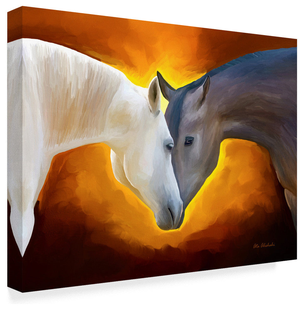 "Animal Love" by Ata Alishahi, Canvas Art, 19"x14"