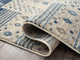 Abani Mesa MES190A Southwestern Blue Beige Tribal Area Rug