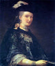 Alessandro Longhi Portrait of a Lady, 20"x25" Wall Decal Print