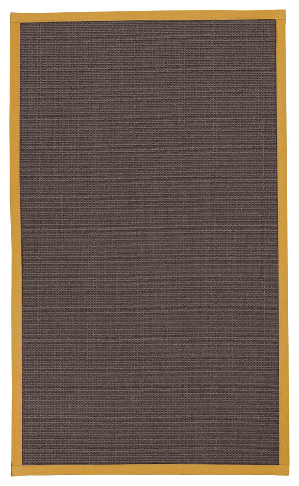Natural Area Rugs Big Sur Custom Sisal Rug, 12' x 15', Tan Border