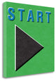 "Start" By Linda Woods, Giclee Print on Gallery Wrap Canvas, Ready to Hang