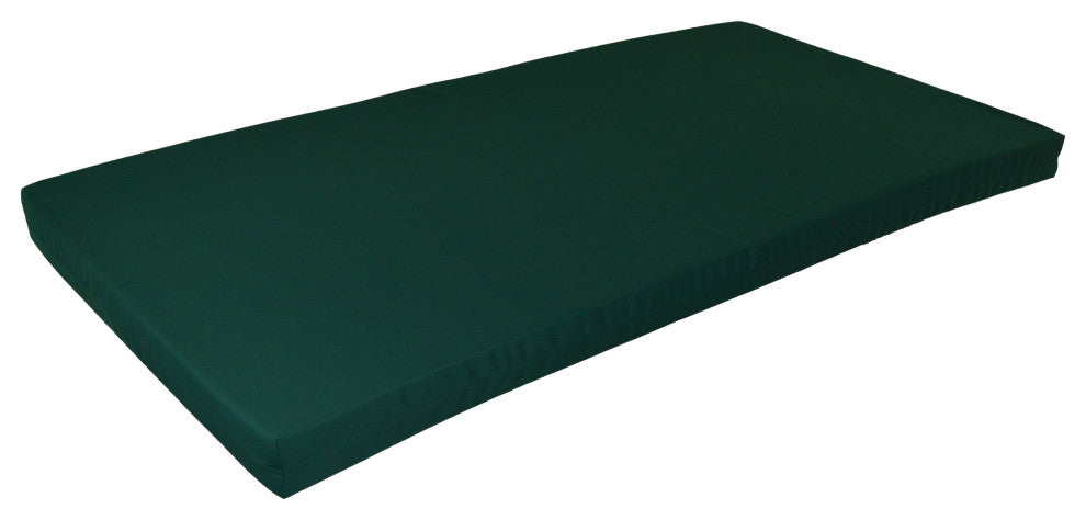 Swing Bed Cushion, Forest Green, 75 Inch, 4" Thick