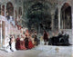 Ilia Efimovich Repin Scene from balet (study), 21"x28" Gallery Wrapped Canvas