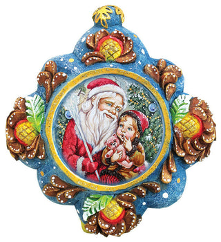Hand Painted Scenic Ornament Sharing Secrets