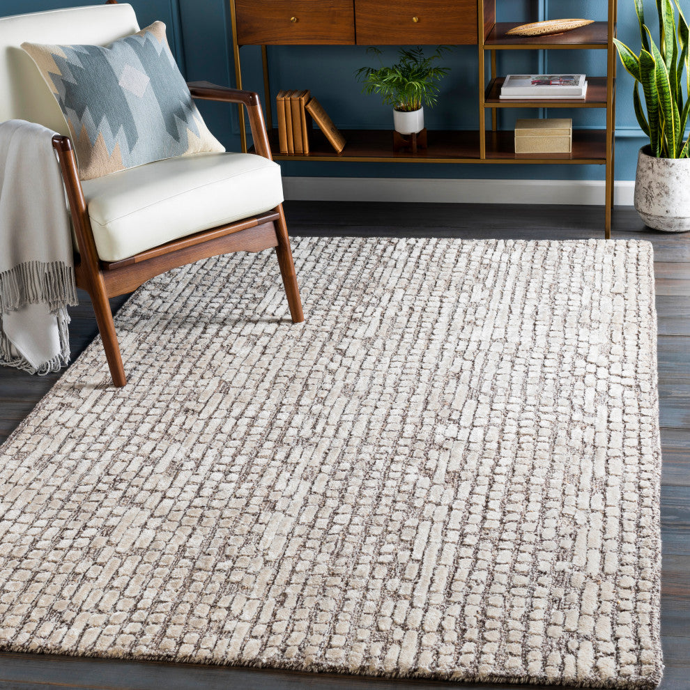 Surya Montclair MTC-2304 Modern Area Rug, 4' x 6' Rectangle