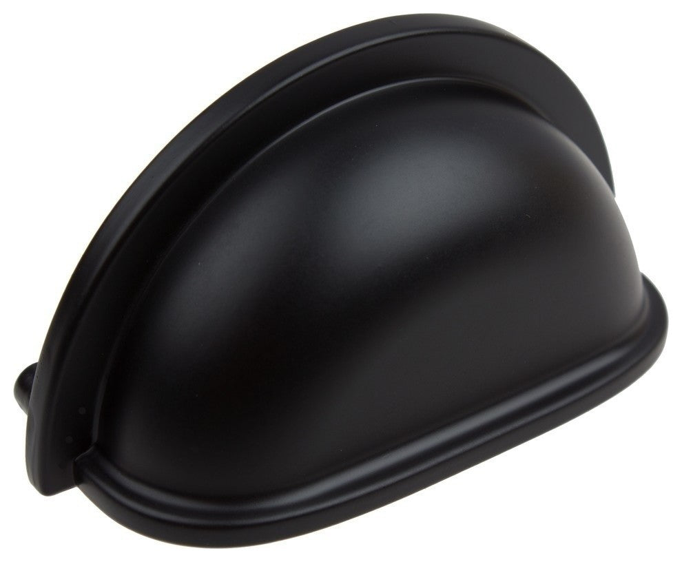 3" Center Classic Bin Pull, Set of 3, Matte Black