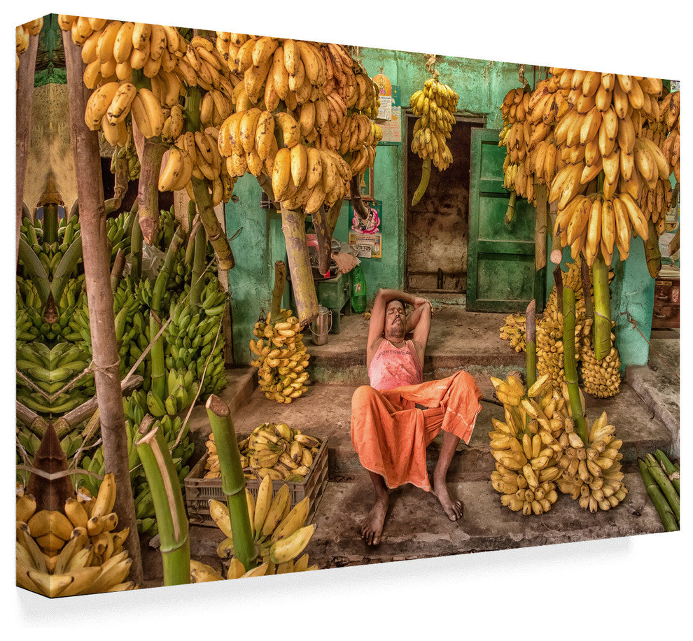 Anette Ohlendorf 'In The Banana Paradise' Canvas Art, 47"x30"