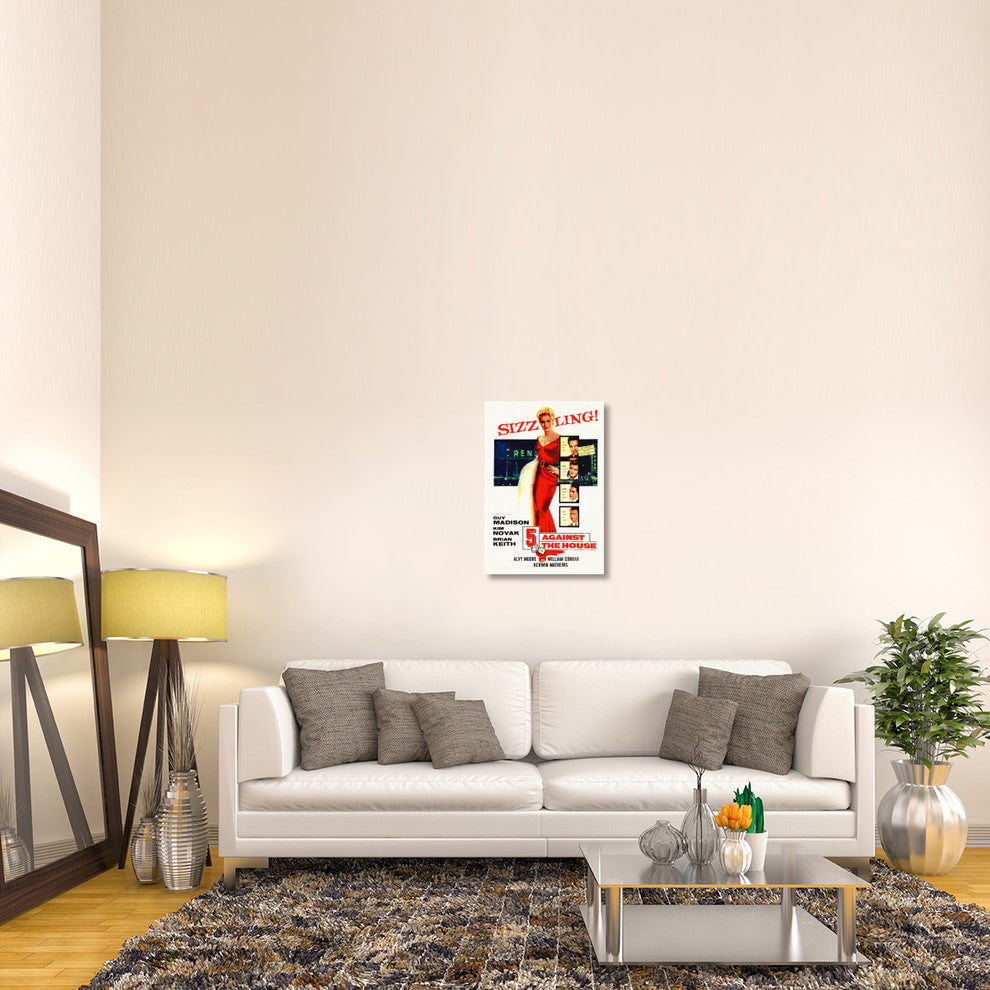 "5 Against the House" Stretched Canvas Giclee by Hollywood Photo Archive, 21x30"