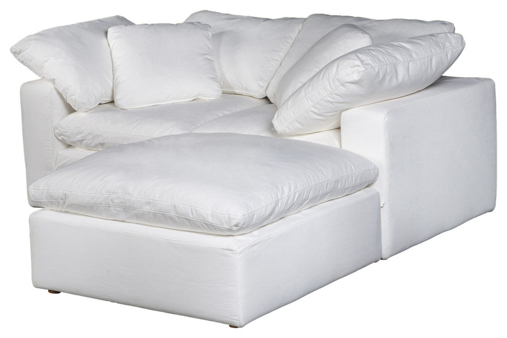 Terra Condo Nook Modular Sectional Livesmart Fabric Cream