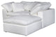 Terra Condo Nook Modular Sectional Livesmart Fabric Cream